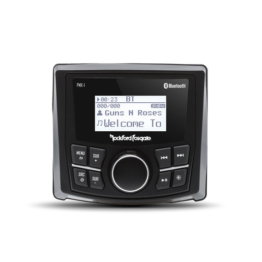Rockford Fosgate PMX-1 Stereo with M1 speakers (300W)